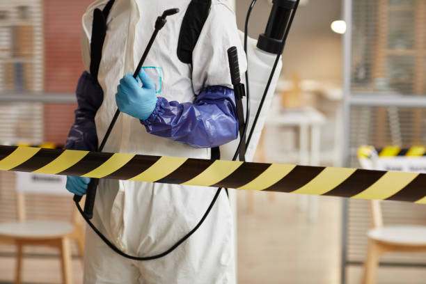 Professional Biohazard Cleanup technician working in Spring City, PA